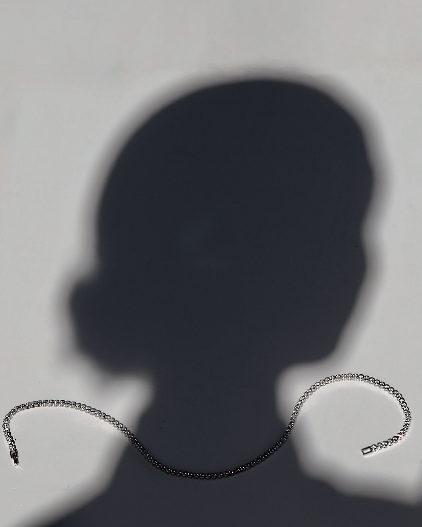 Emma Bezel Tennis Necklace