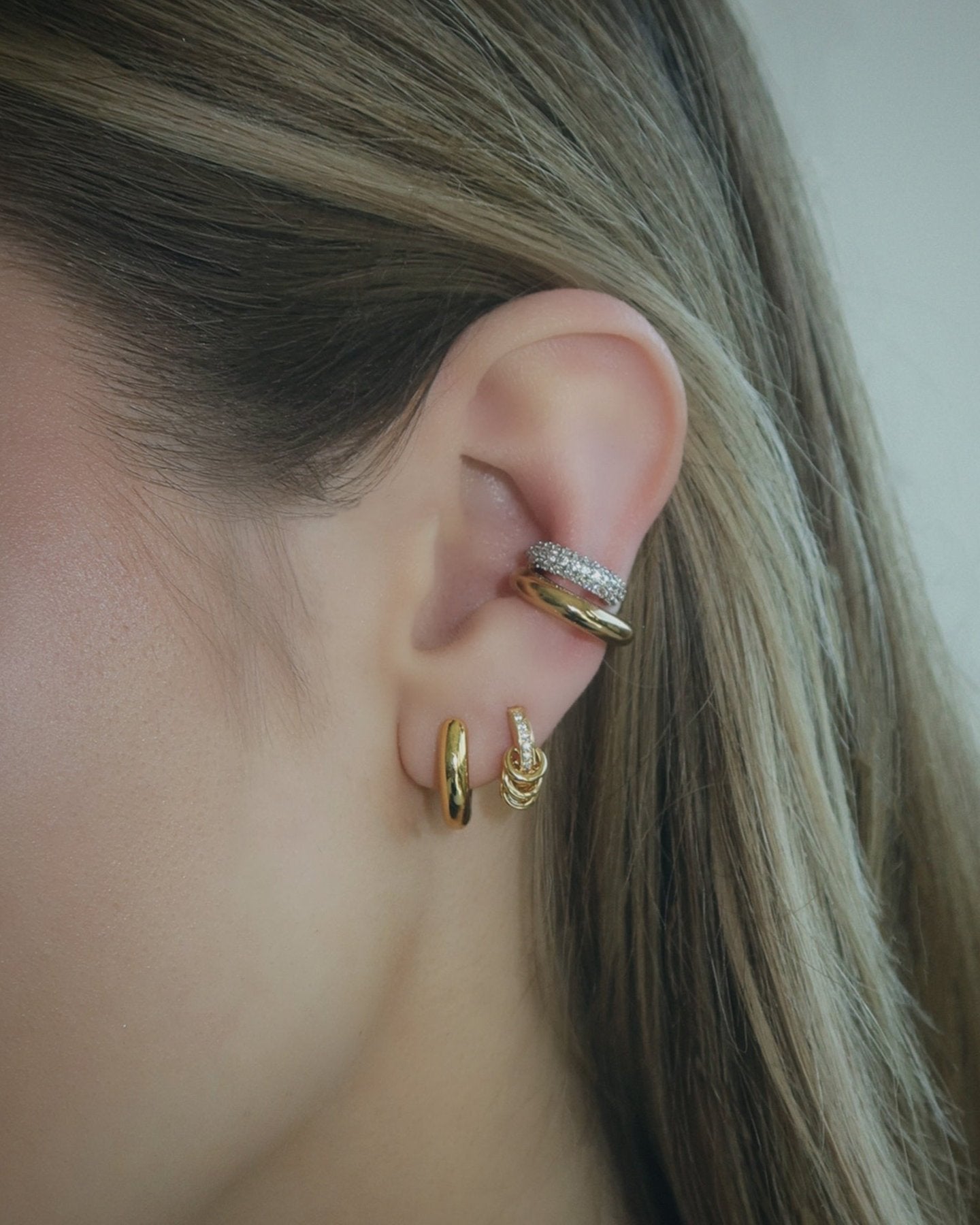 Nyla Pave Ear Cuff
