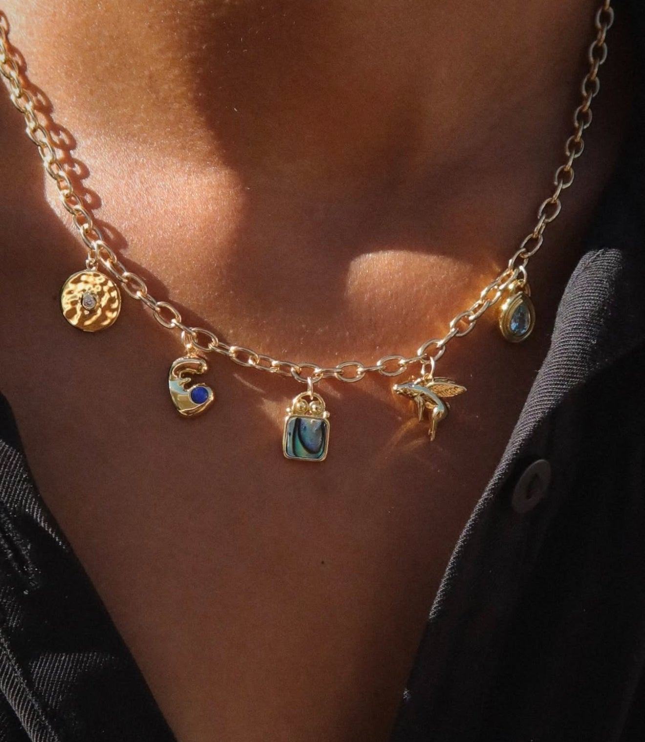 Ingrid Abalone Charm