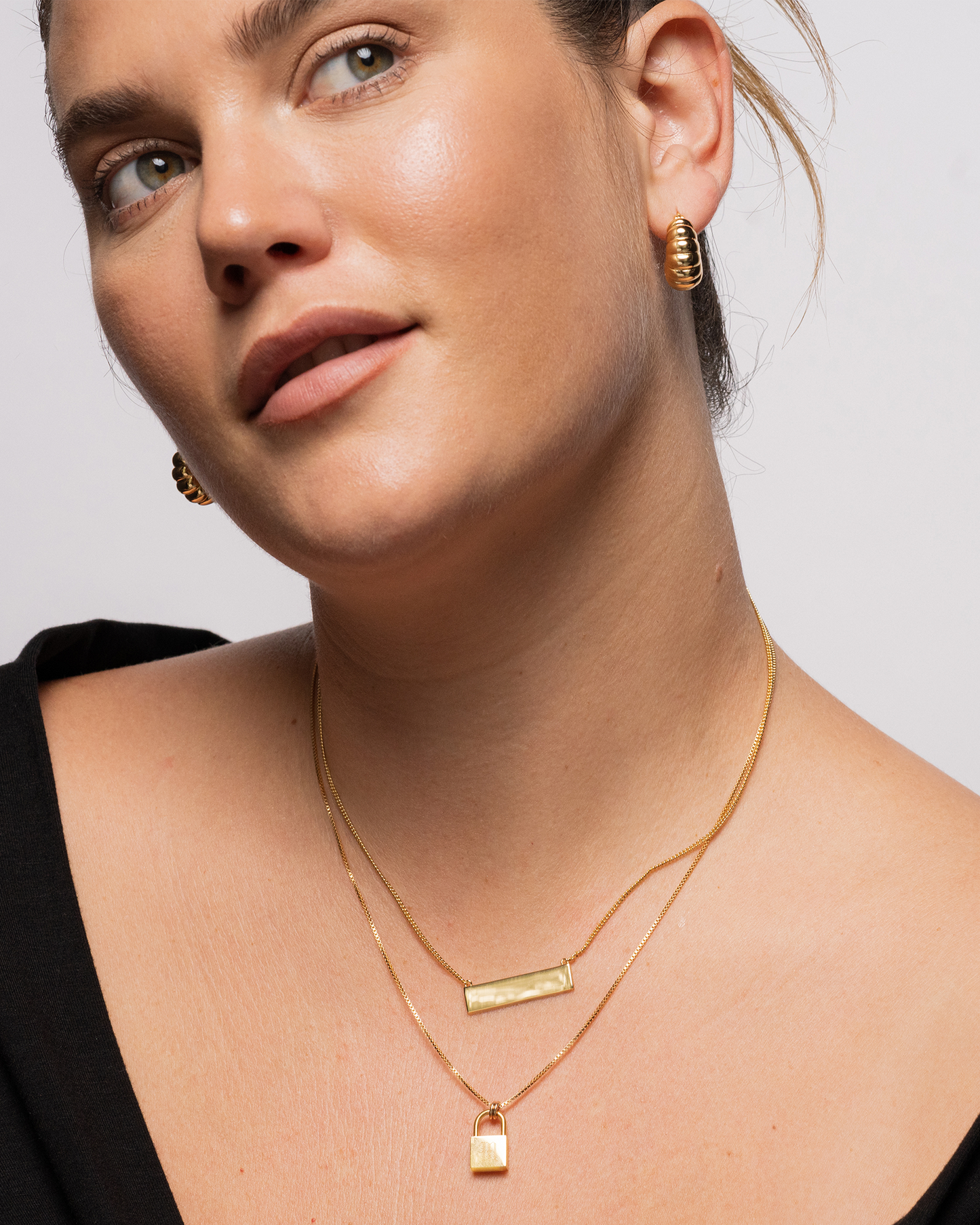 Aspen Name Plate Necklace