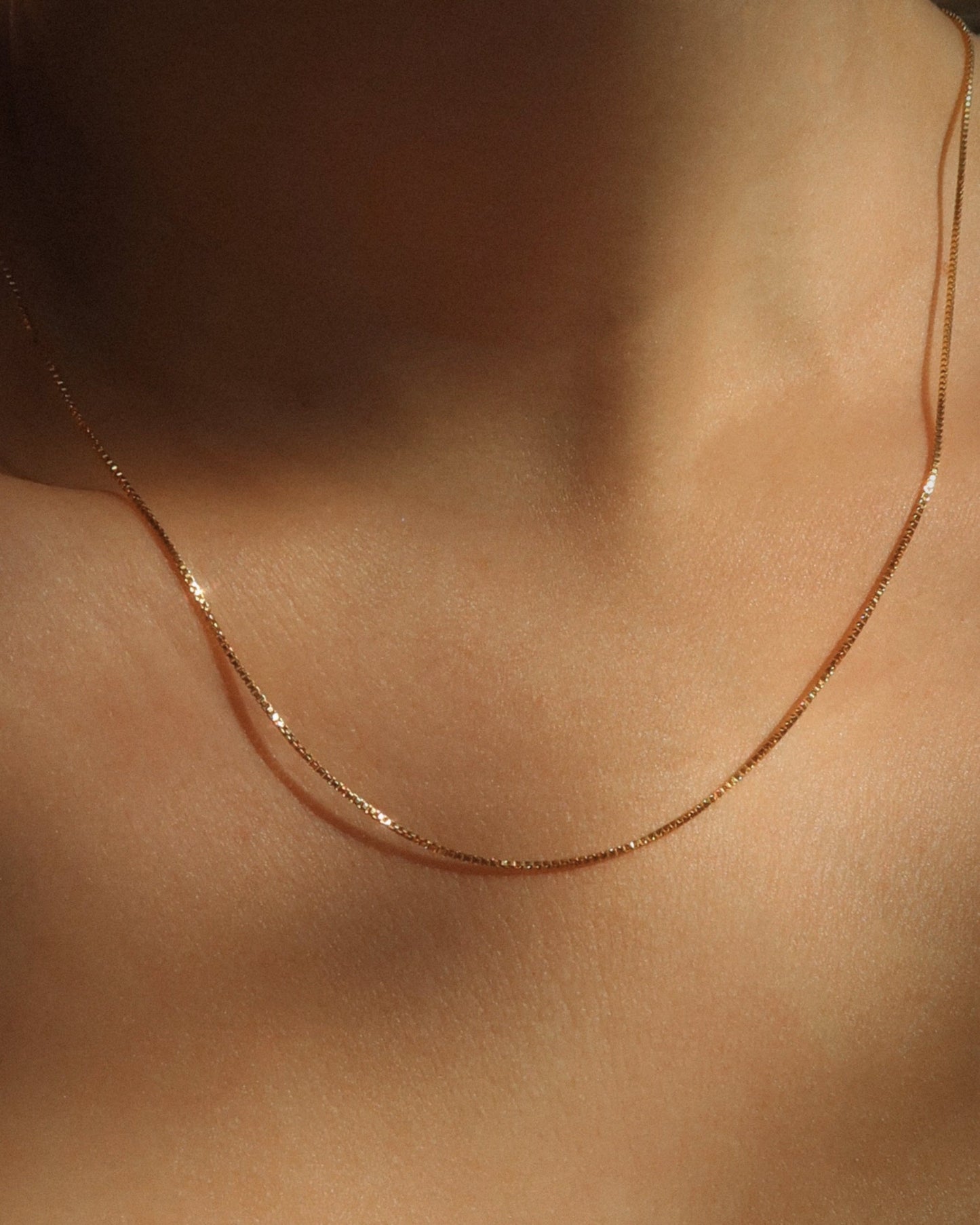 Maggie Box Chain Necklace