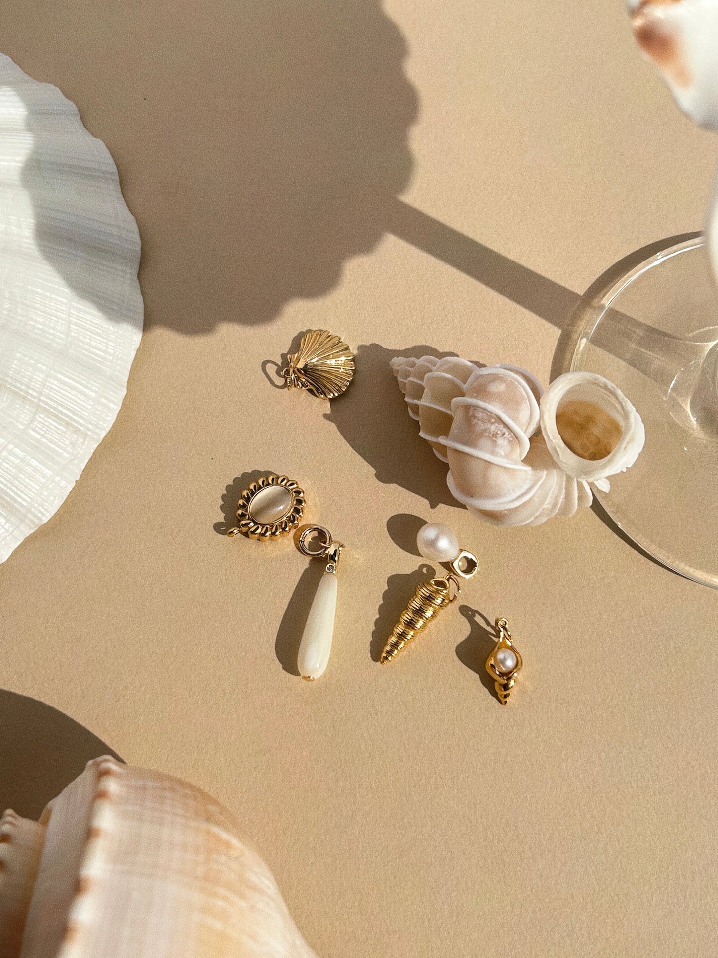 Pippa Spiral Shell Charm
