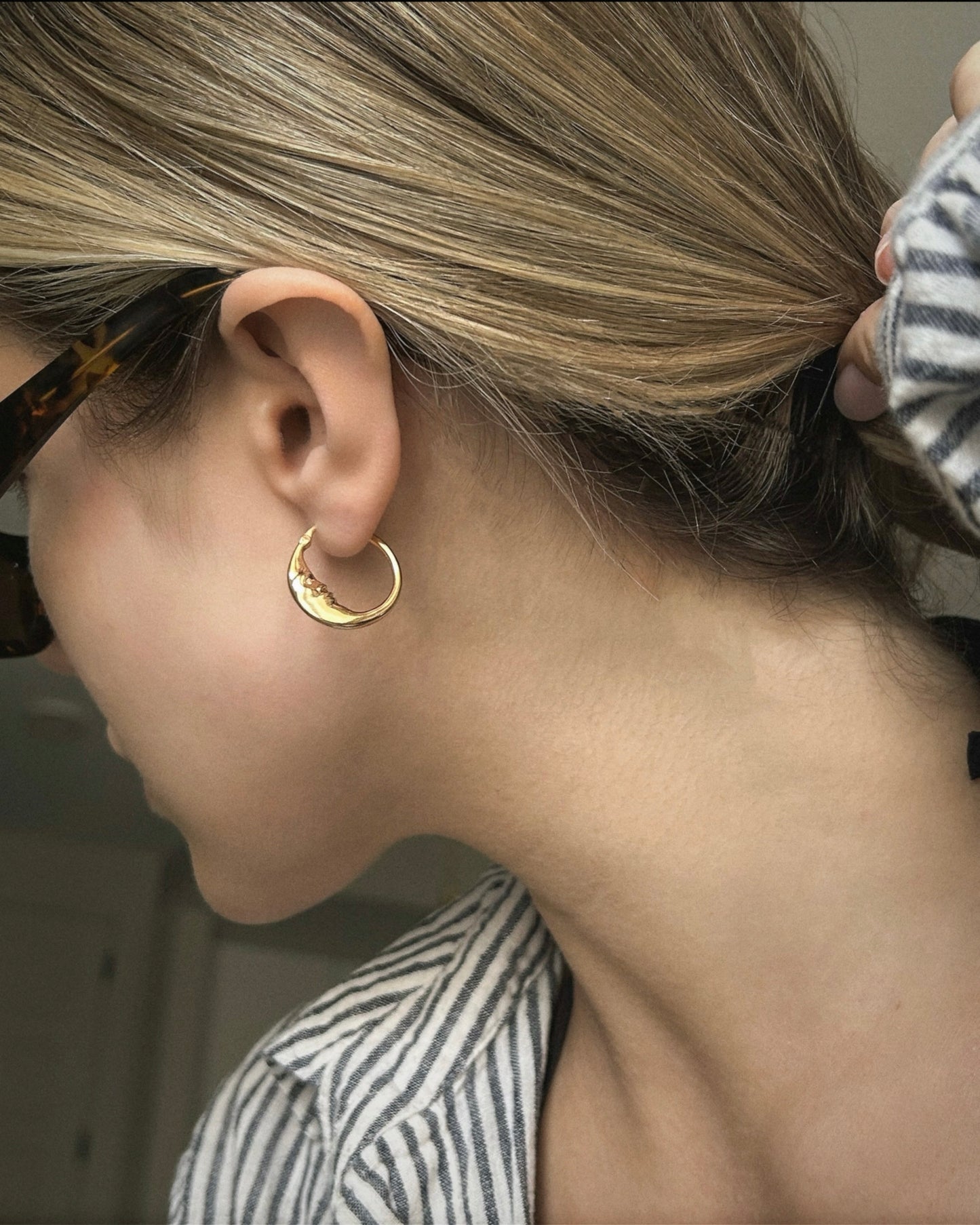 Petite Luna Hoops