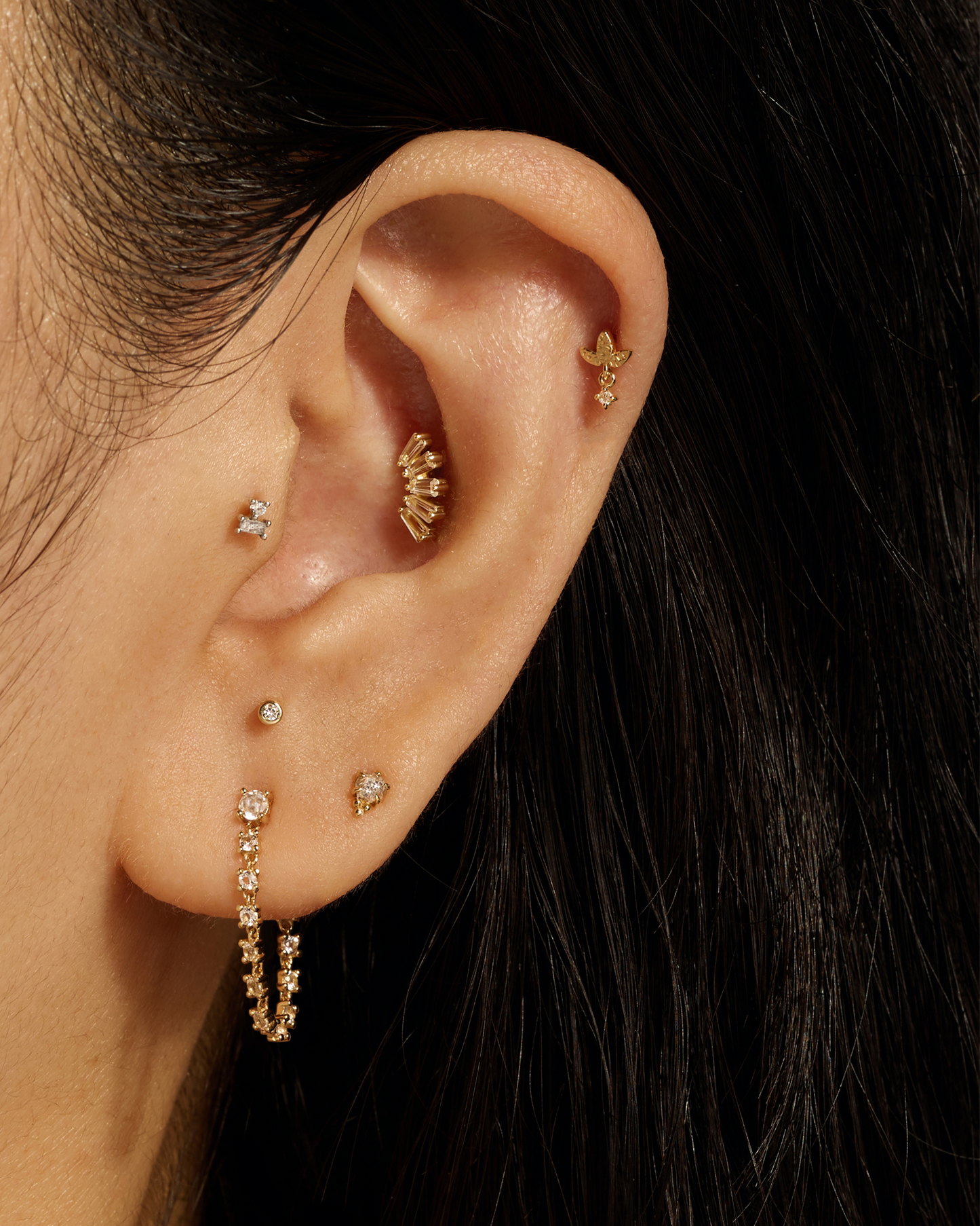 14k Love on Top Stud