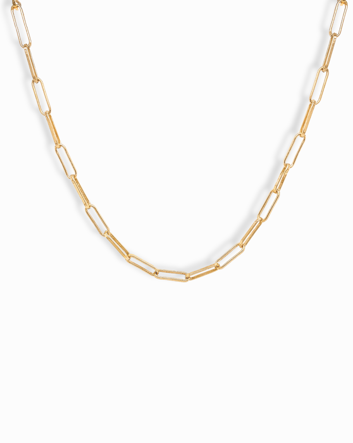 Charlie Paperclip Chain Necklace - Mod + Jo