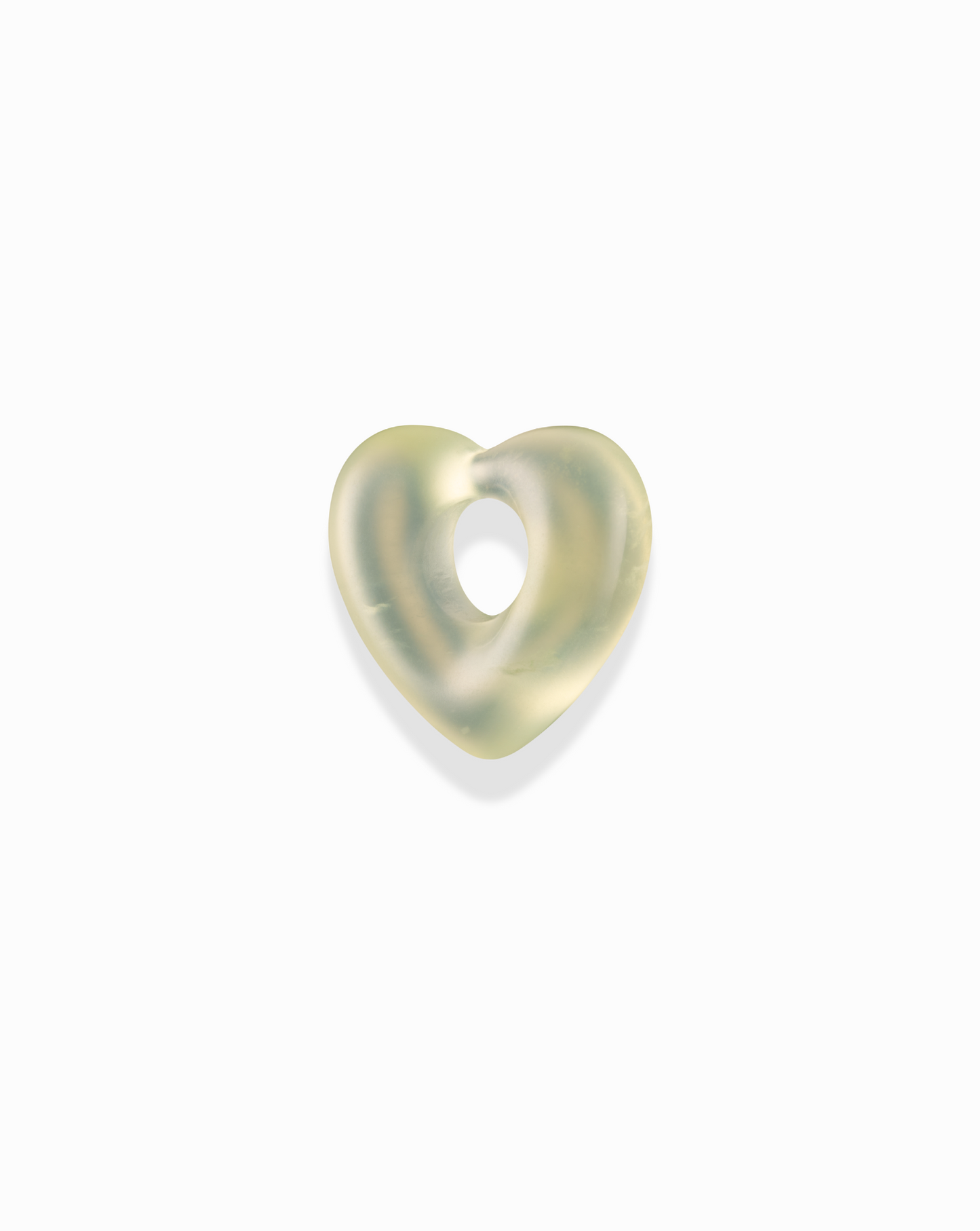 Lola Heart Gemstone Spacer