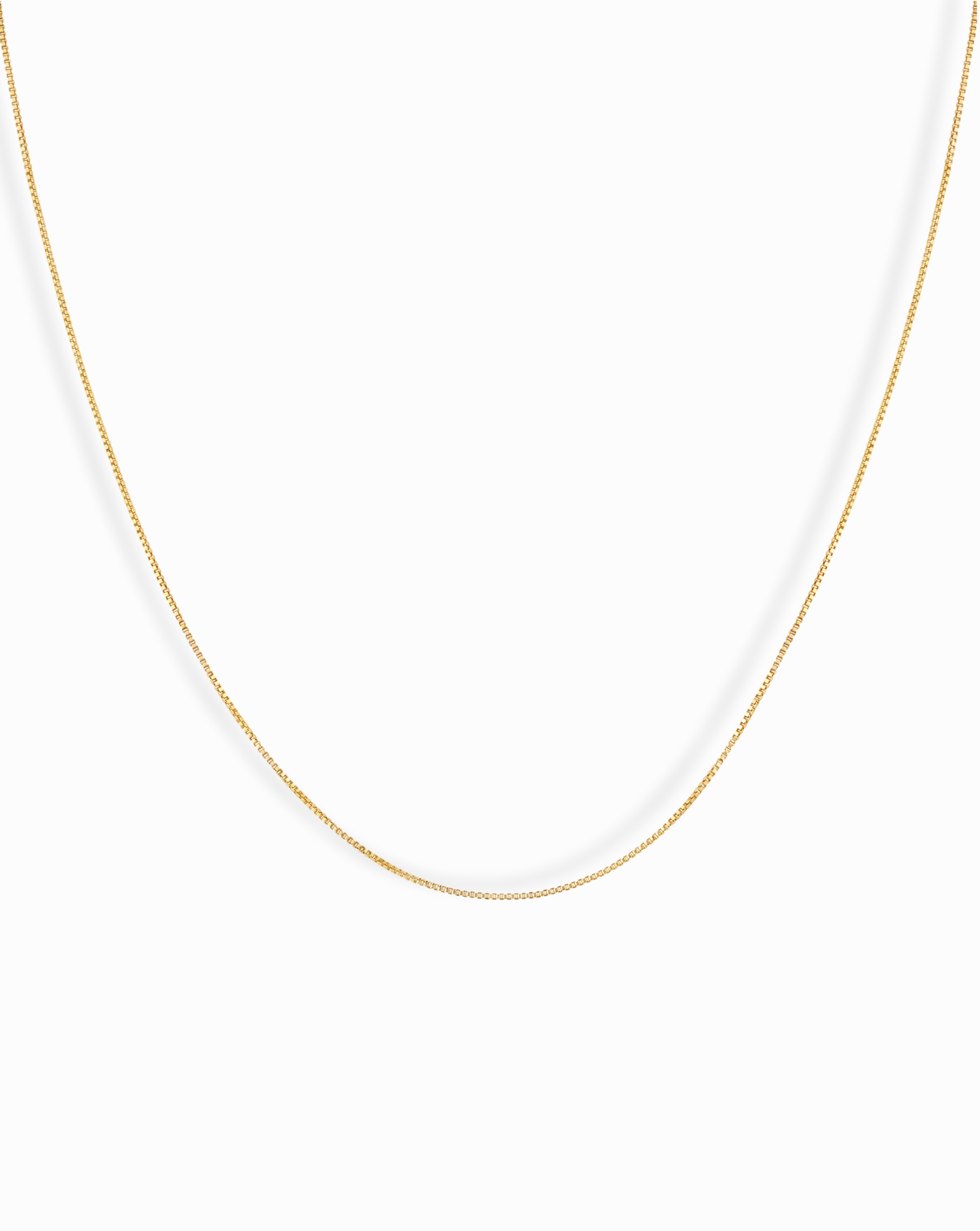 Maggie Box Chain Necklace