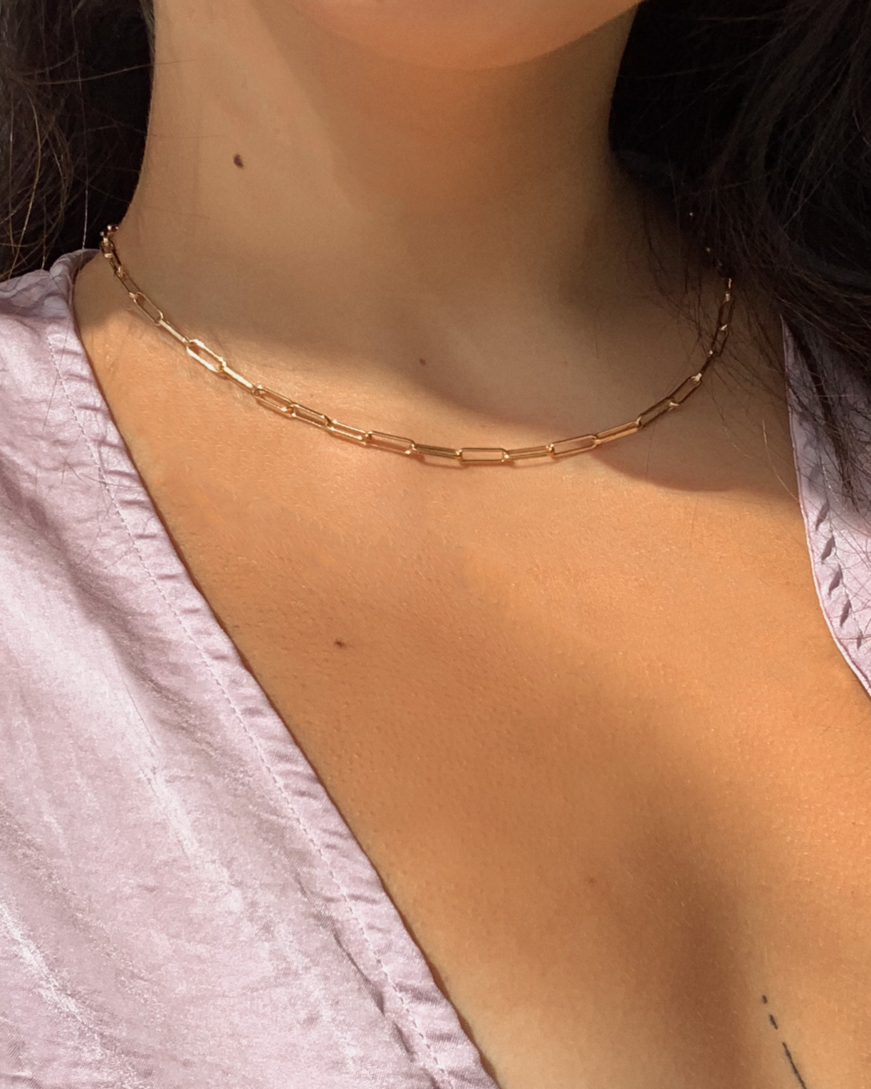 Charlie Paperclip Chain Necklace