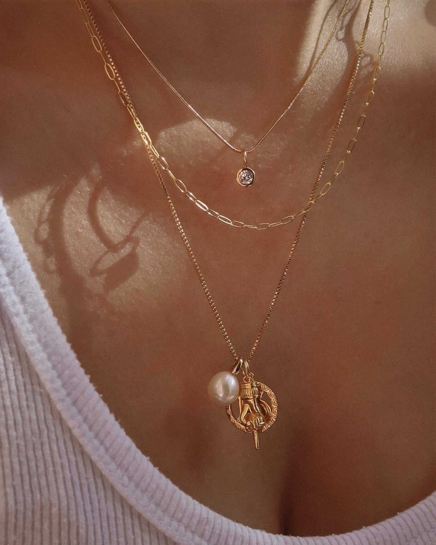 Maggie Box Chain Necklace