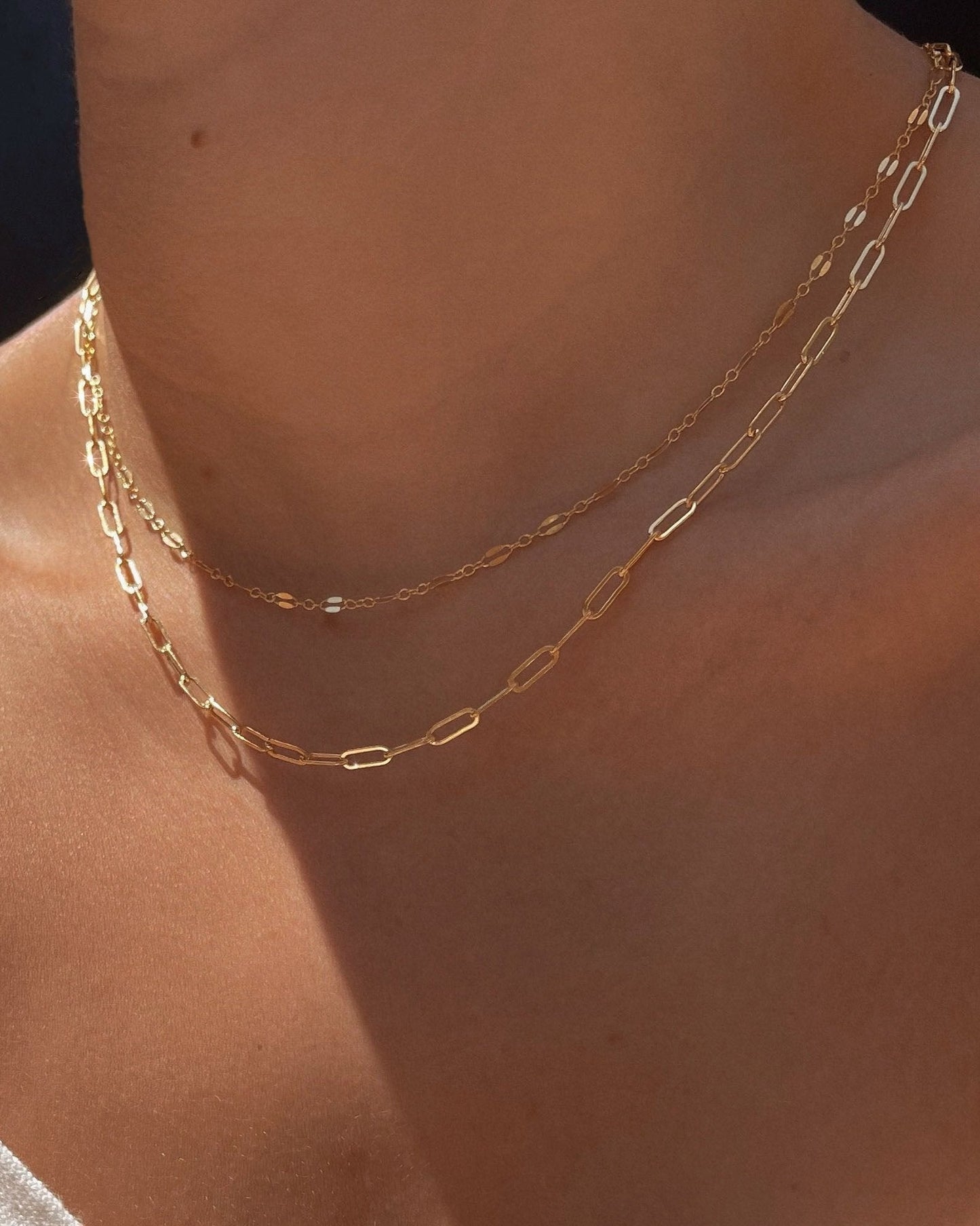 Charlie Paperclip Chain Necklace