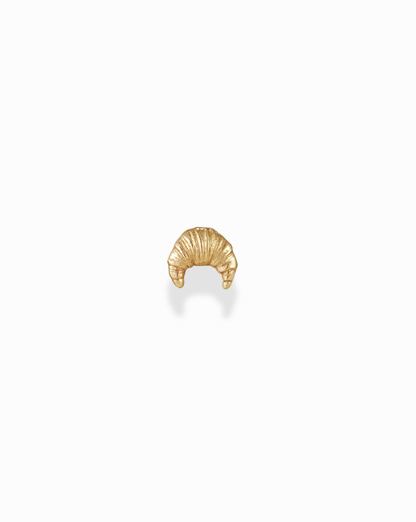 14k Croissant Stud