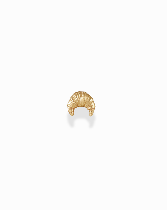 14k Croissant Stud