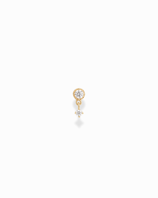 14k Dancing Queen Drop Stud - Mod + Jo