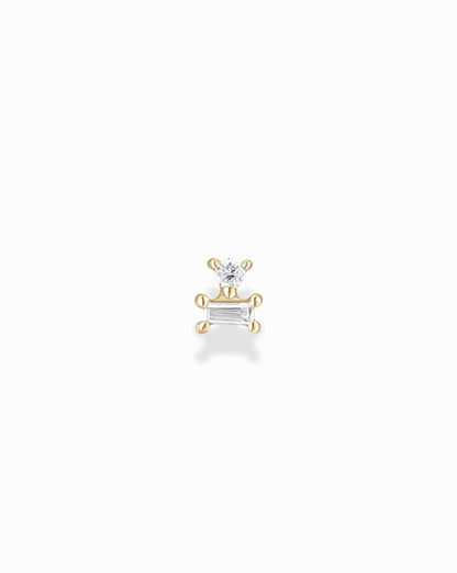 14k Uptown Girl Stud - Mod + Jo