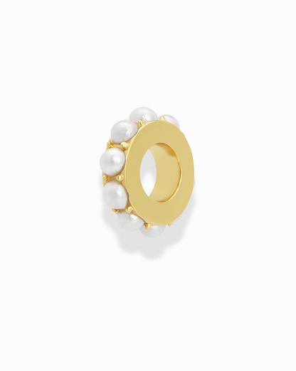 Alden Pearl Charm Spacer - Mod + Jo - Jewelry built to last, advanced plating technology