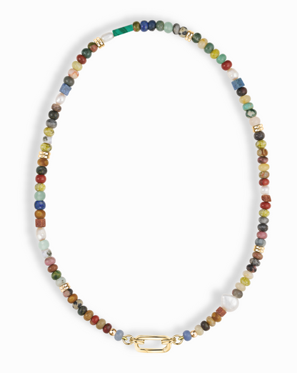 Andy Gemstone Necklace - Mod + Jo - Jewelry built to last, advanced plating technology
