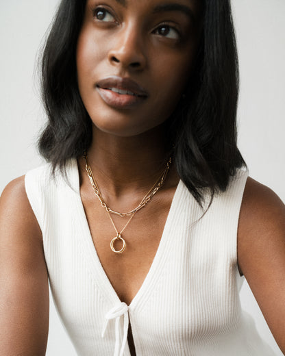 Callie Ring Pendant Necklace