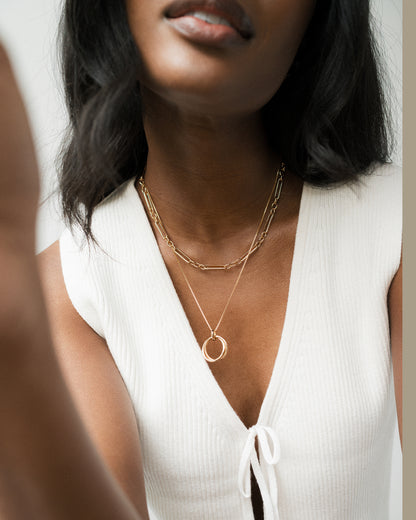 Callie Ring Pendant Necklace