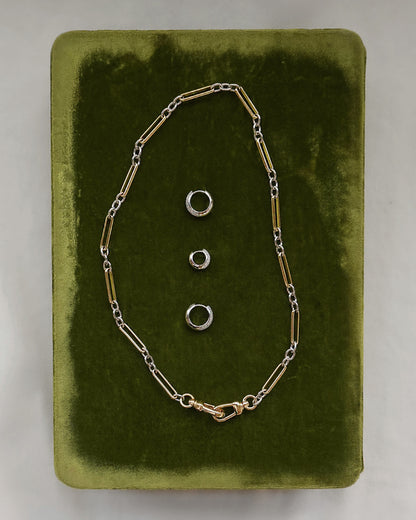 Petite Corey Pave Hoops