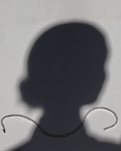 Emma Bezel Tennis Necklace