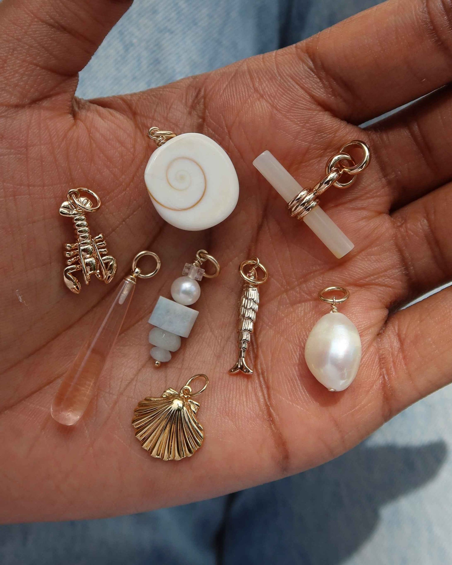 Ethel Gemstone Toggle Charm