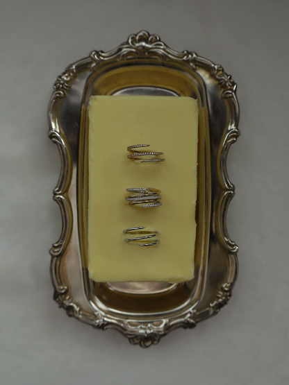 Greer Pave Spiral Ring