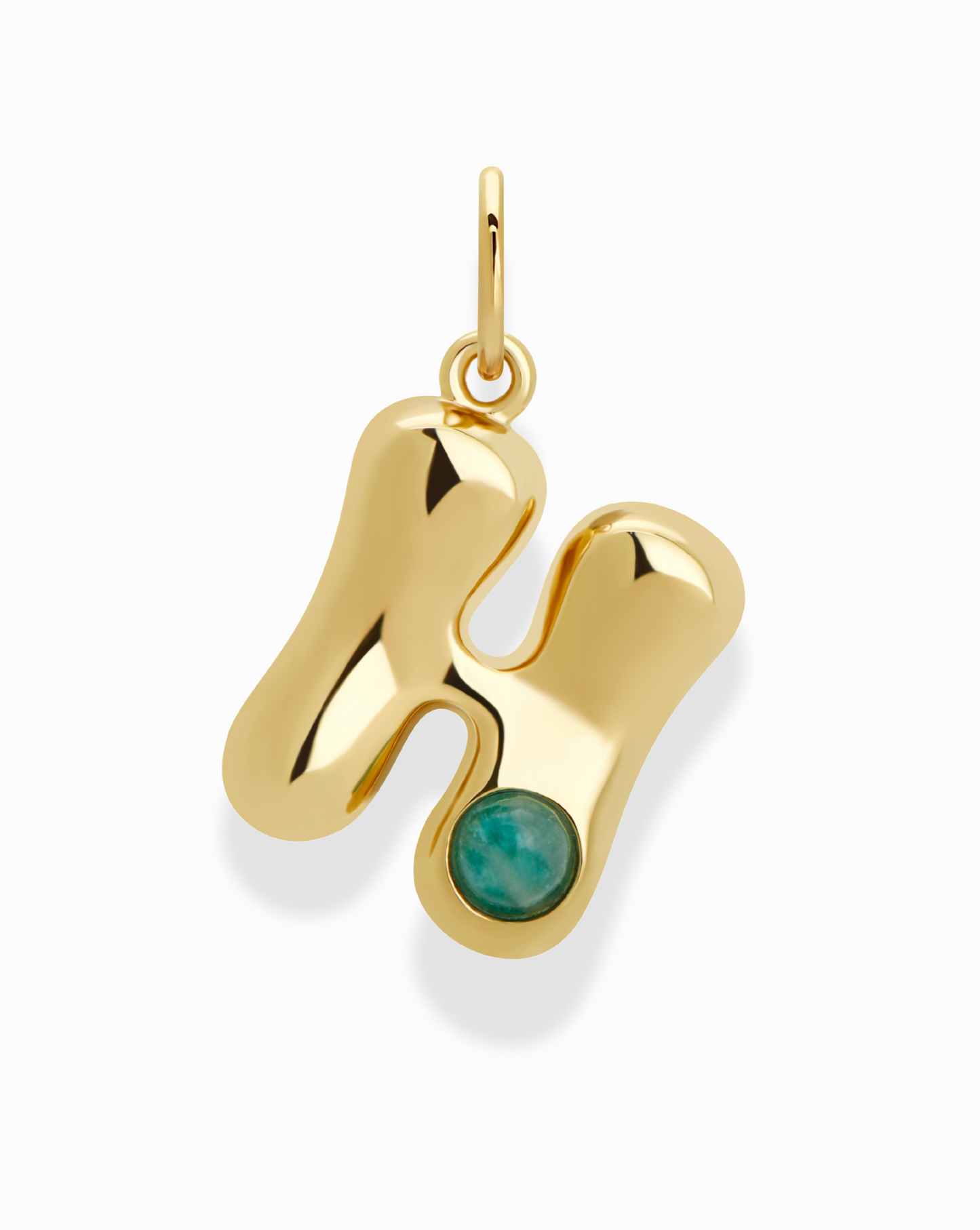 Thea Bubble Letter Charm