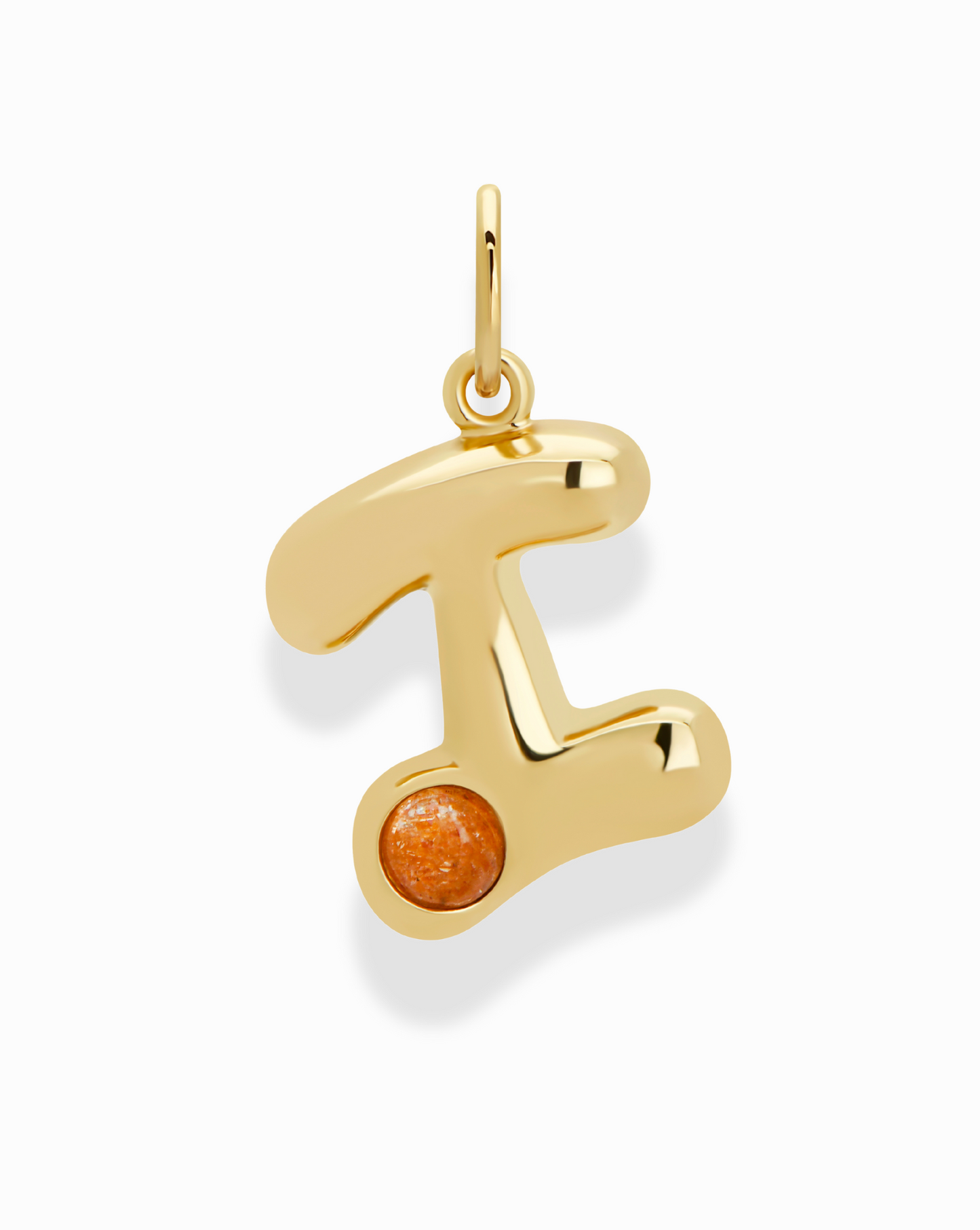 Thea Bubble Letter Charm