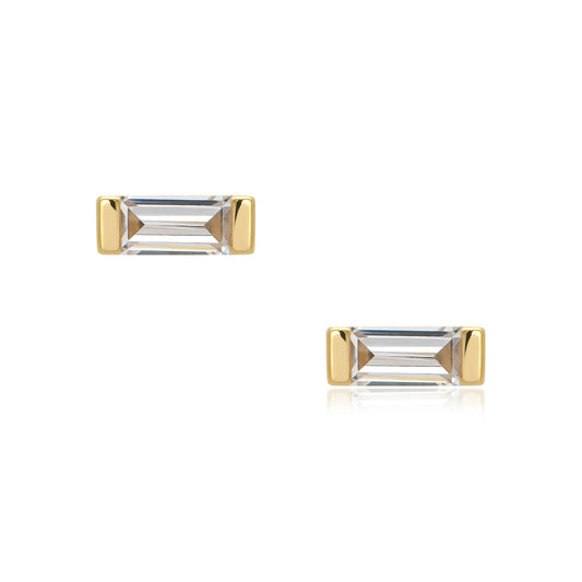 Jadey Baguette Studs