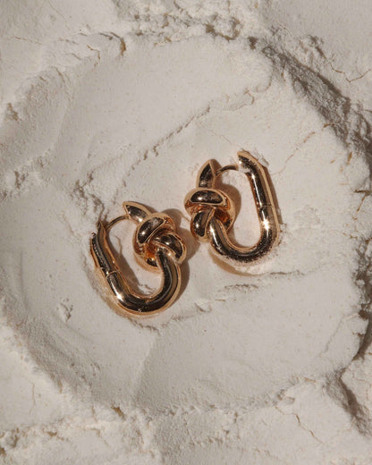 Karina Knot Hoops