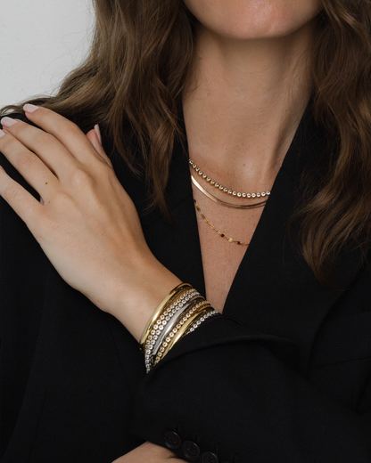 Emma Bezel Tennis Bracelet