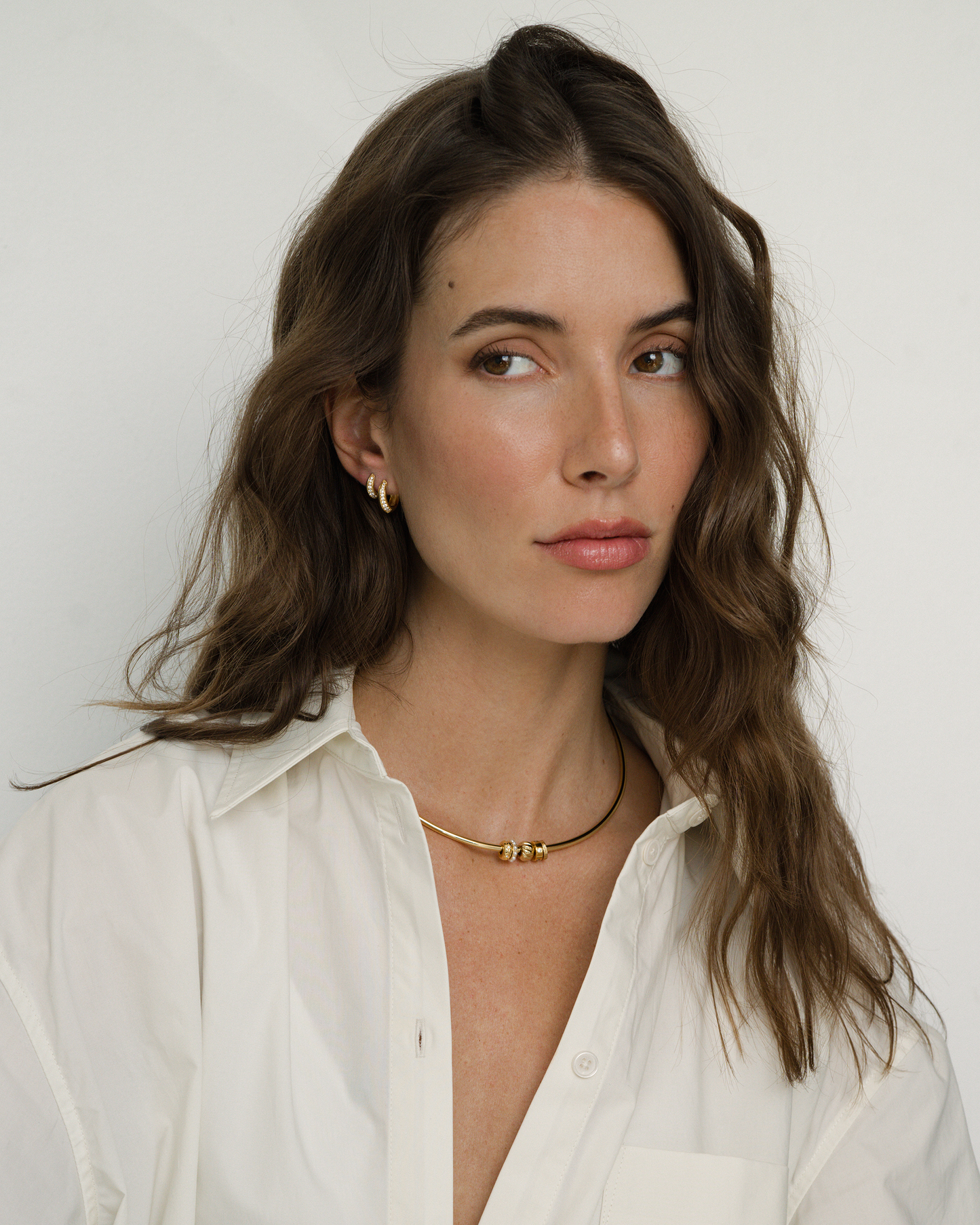 Grande Corey Pave Hoops