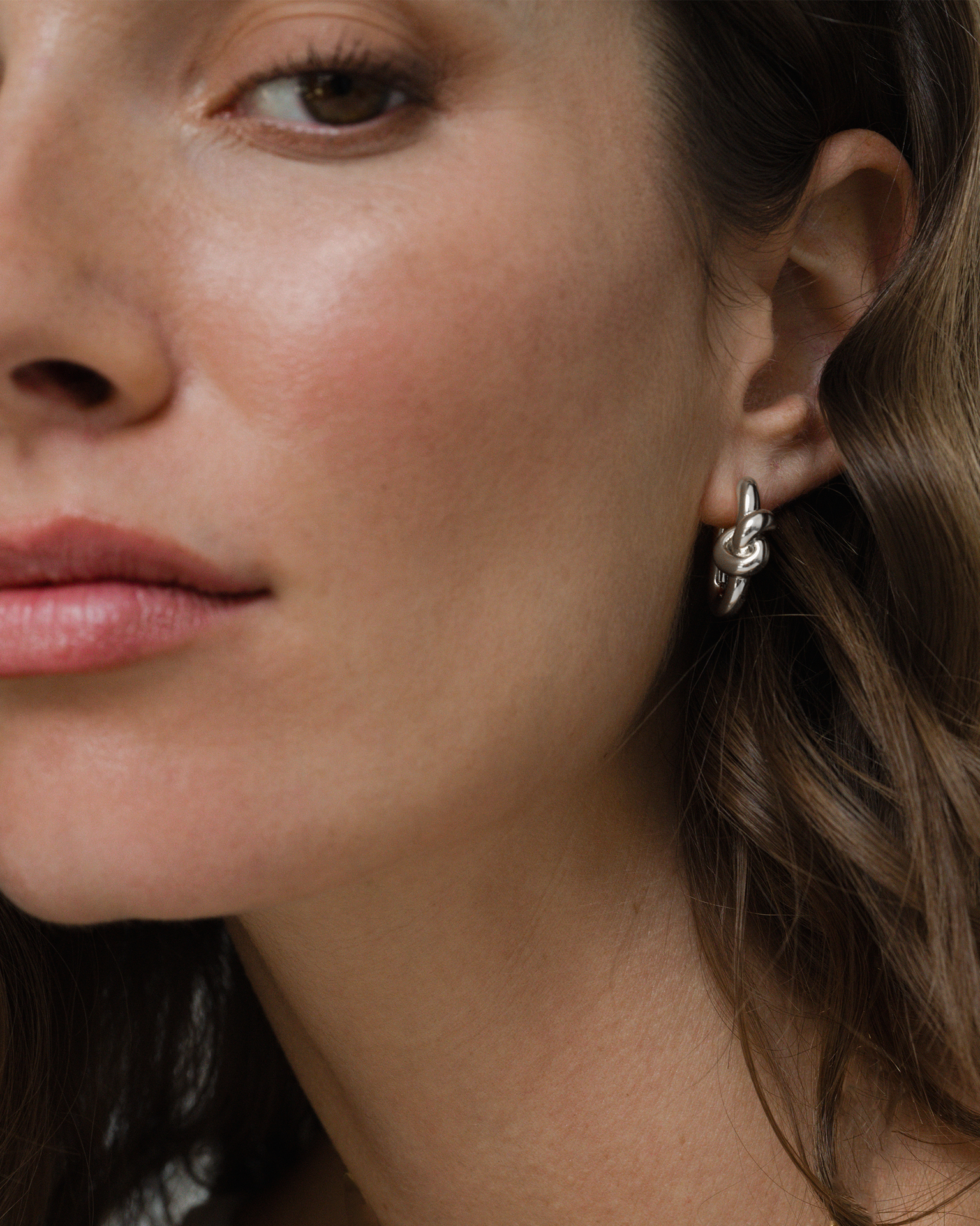 Karina Knot Hoops - Mod + Jo