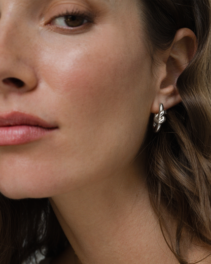 Karina Knot Hoops - Mod + Jo