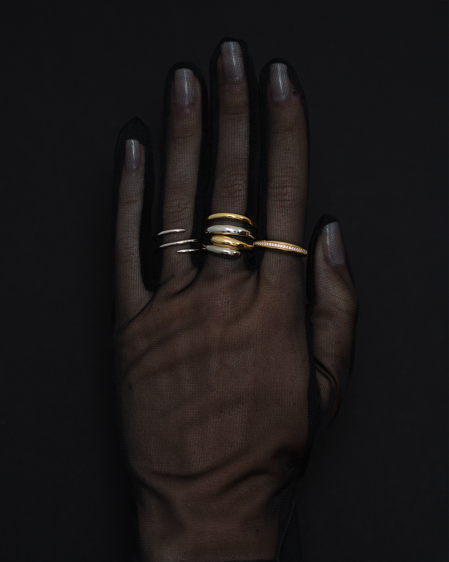 Grayson Two-Tone Wrap Ring - Mod + Jo