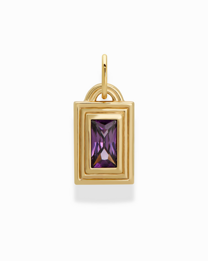 Monroe Birthstone Charm - Mod + Jo - Jewelry built to last, advanced plating technology