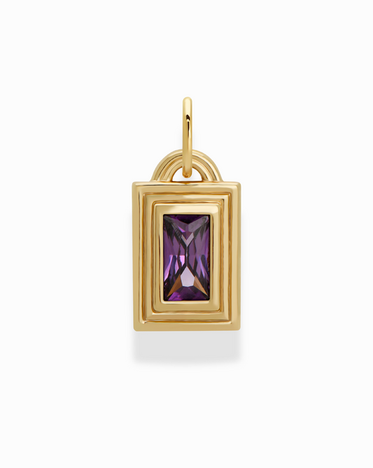 Monroe Birthstone Charm - Mod + Jo - Jewelry built to last, advanced plating technology