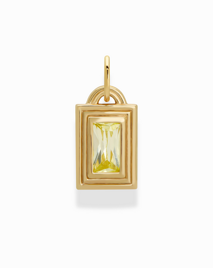 Monroe Birthstone Charm - Mod + Jo - Jewelry built to last, advanced plating technology