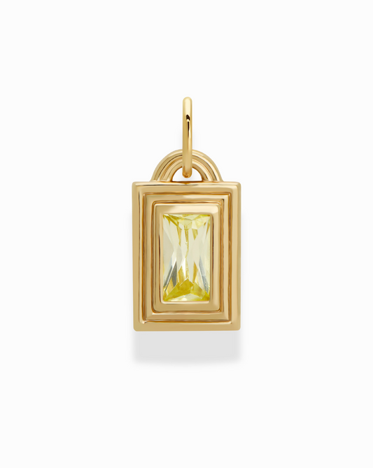 Monroe Birthstone Charm - Mod + Jo - Jewelry built to last, advanced plating technology