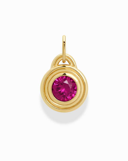 Monroe Birthstone Charm - Mod + Jo - Jewelry built to last, advanced plating technology