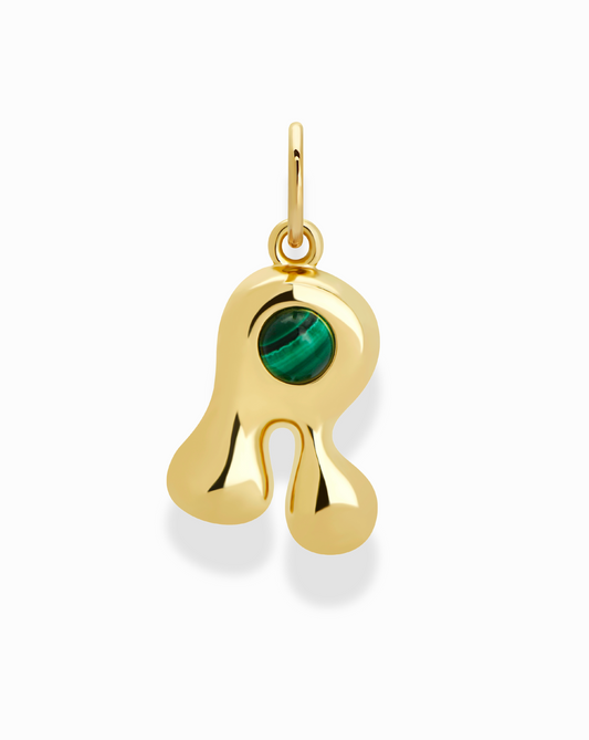 Thea Bubble Letter Charm