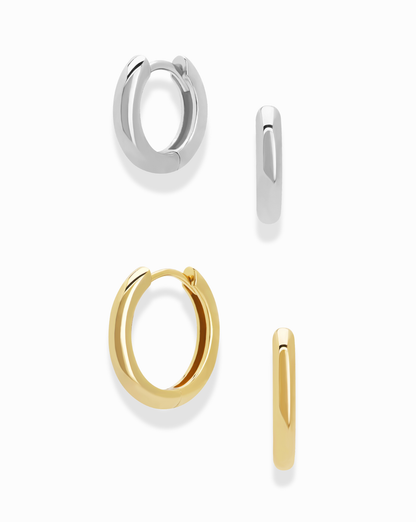 Reneé Huggies Set Mixed Metal