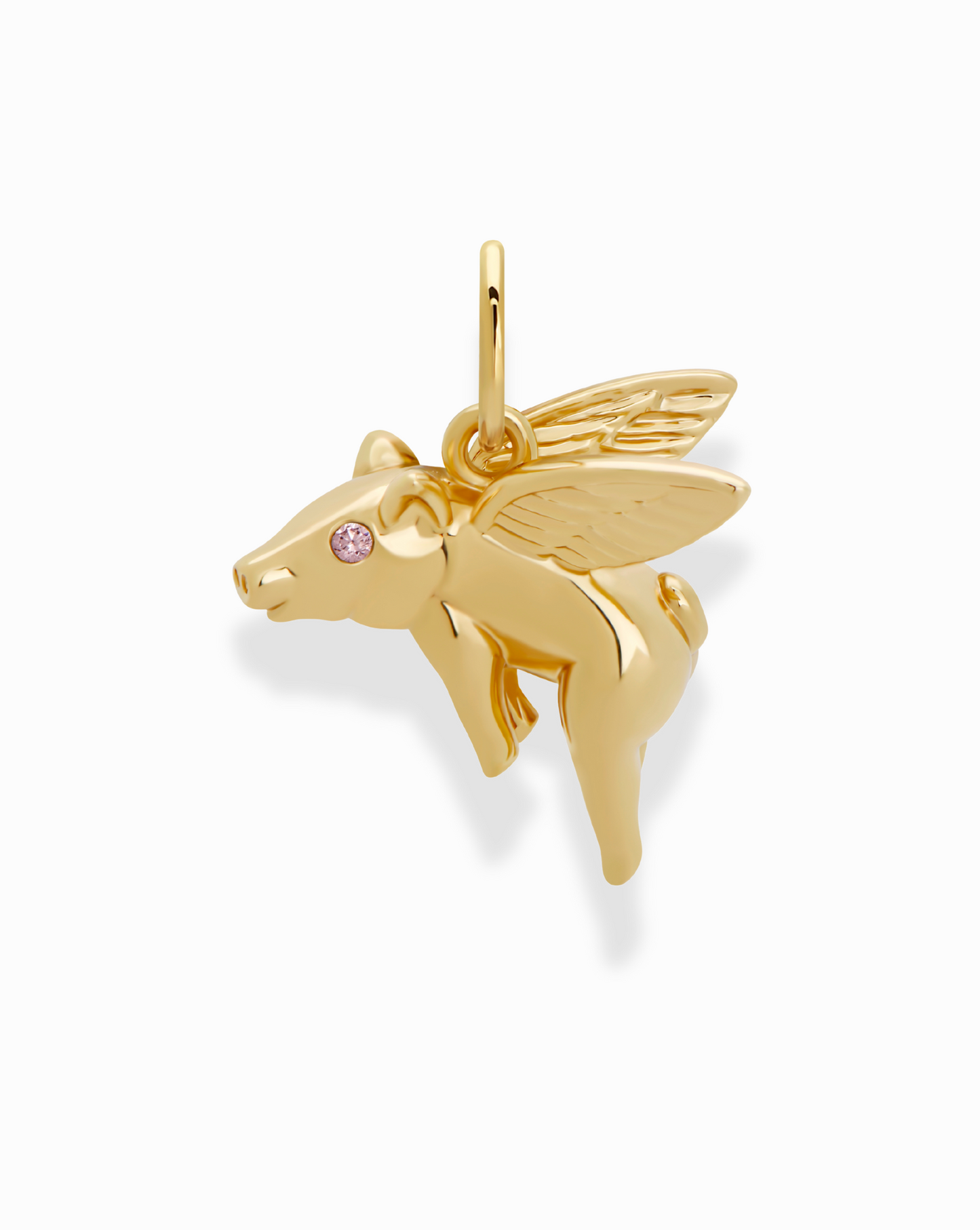 Stevie Flying Pig Charm