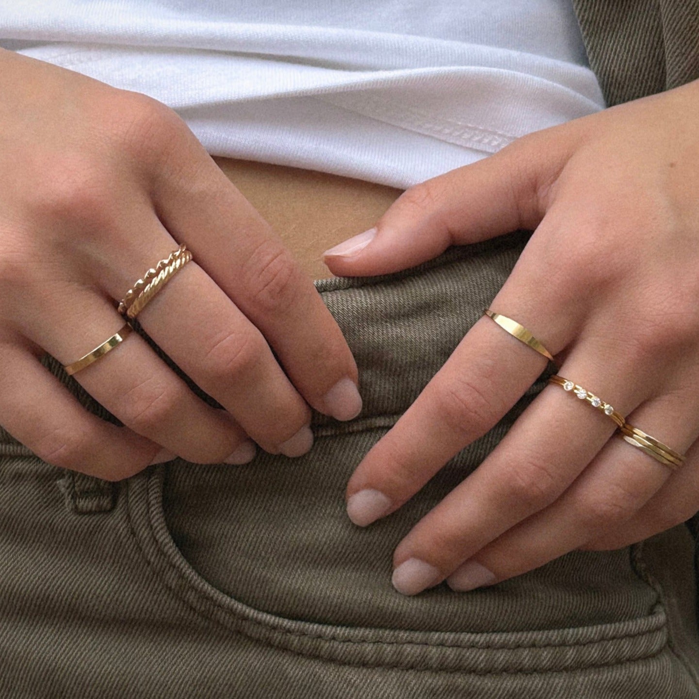 Petite Signet Stacking Ring