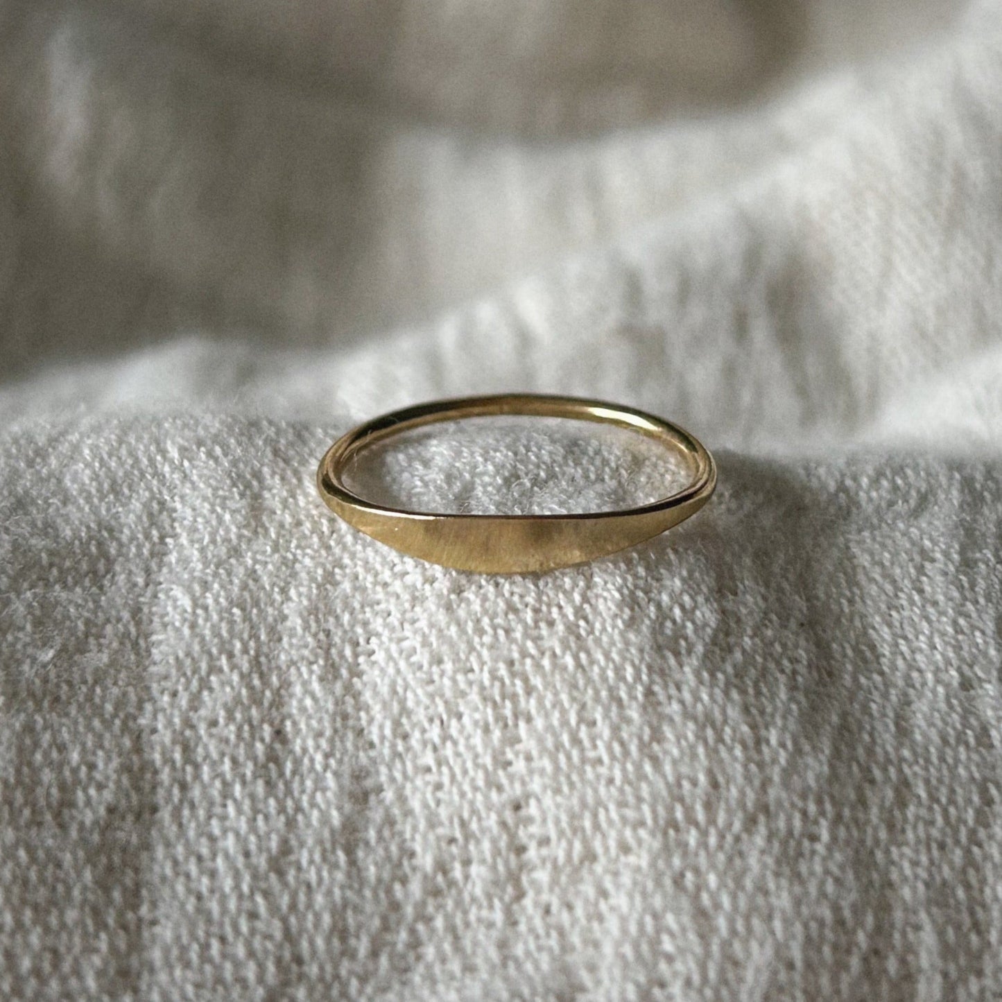 Petite Signet Stacking Ring