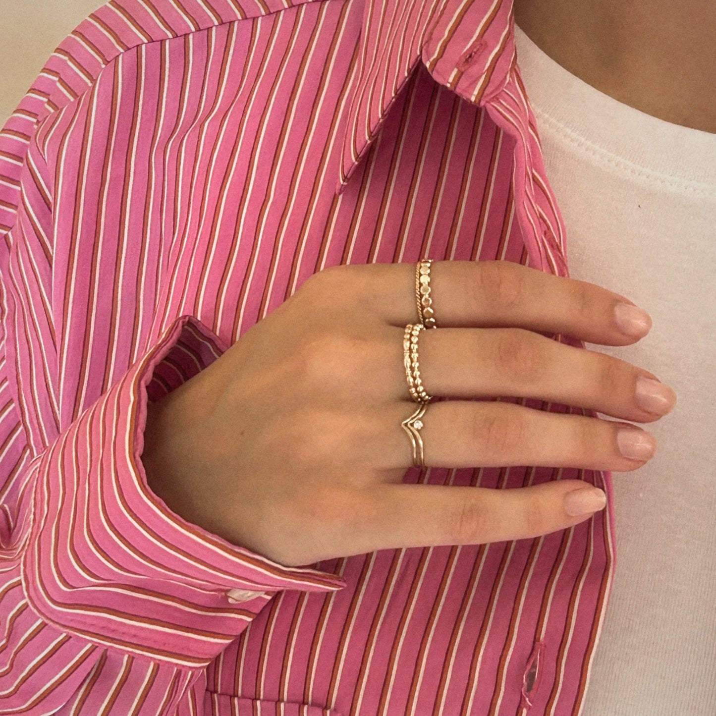 Confetti Stacking Ring