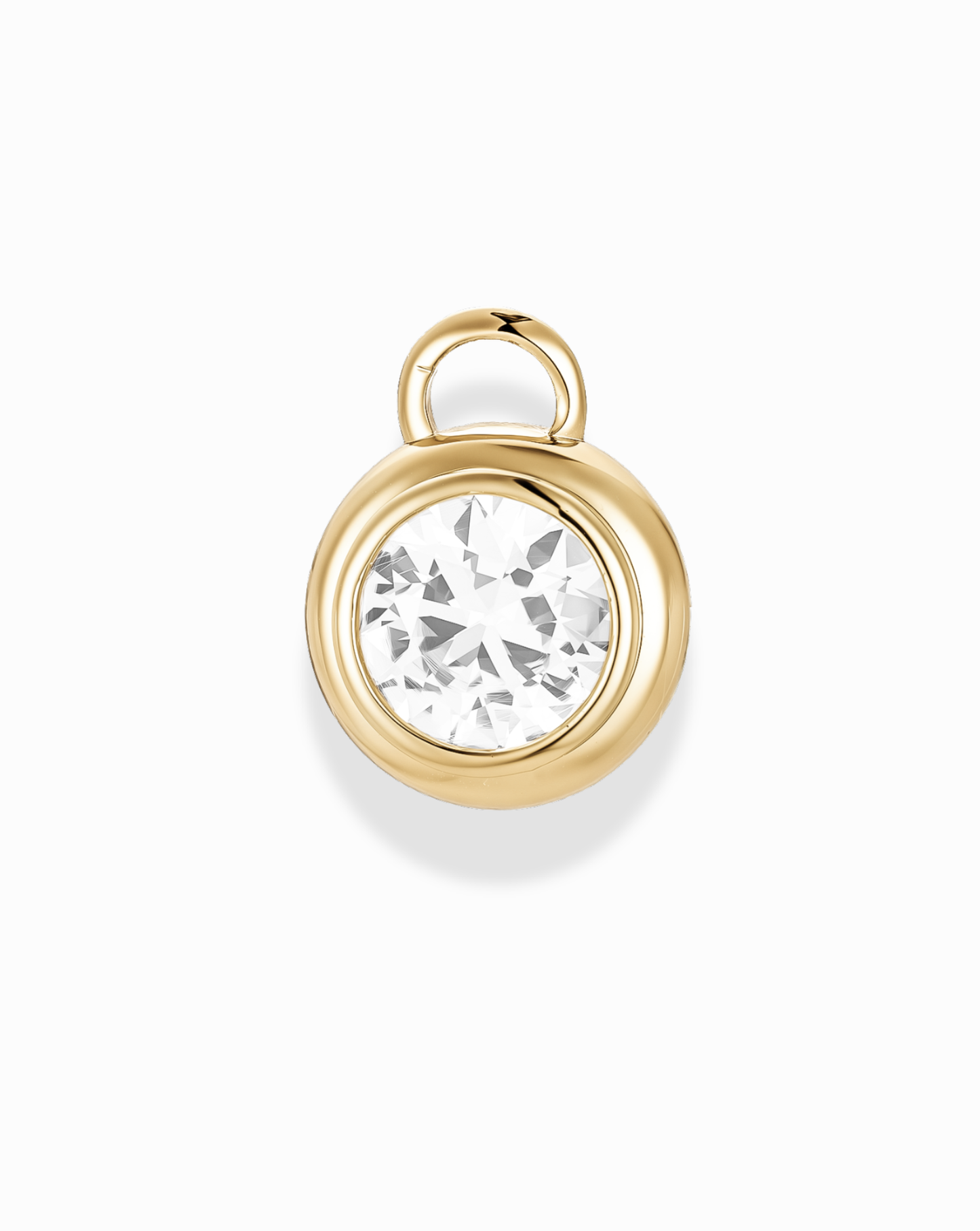 Tove Sapphire Bezel Charm