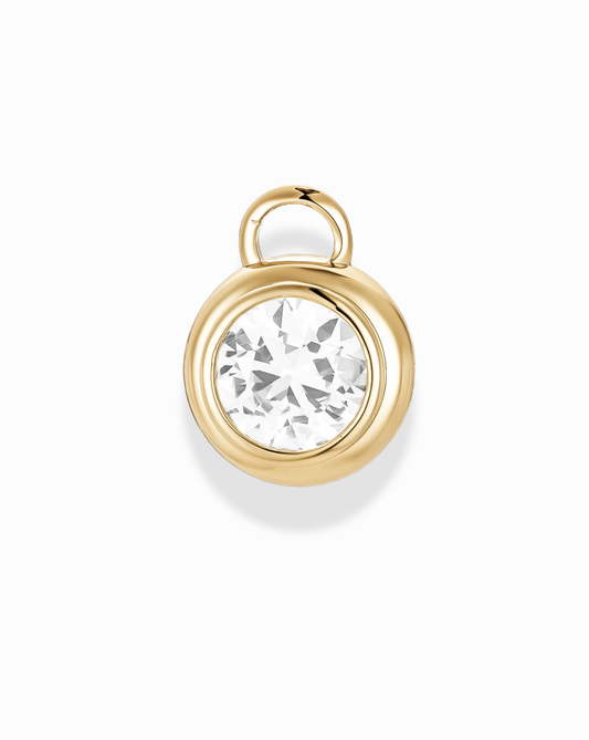 Tove Sapphire Bezel Charm