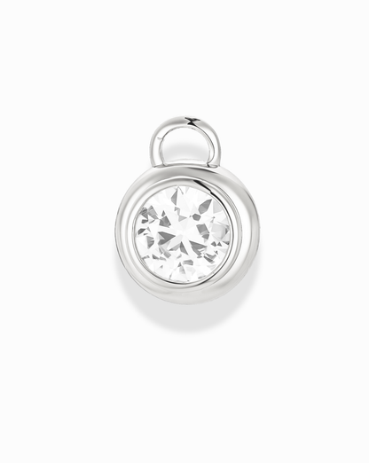 Tove Sapphire Bezel charm