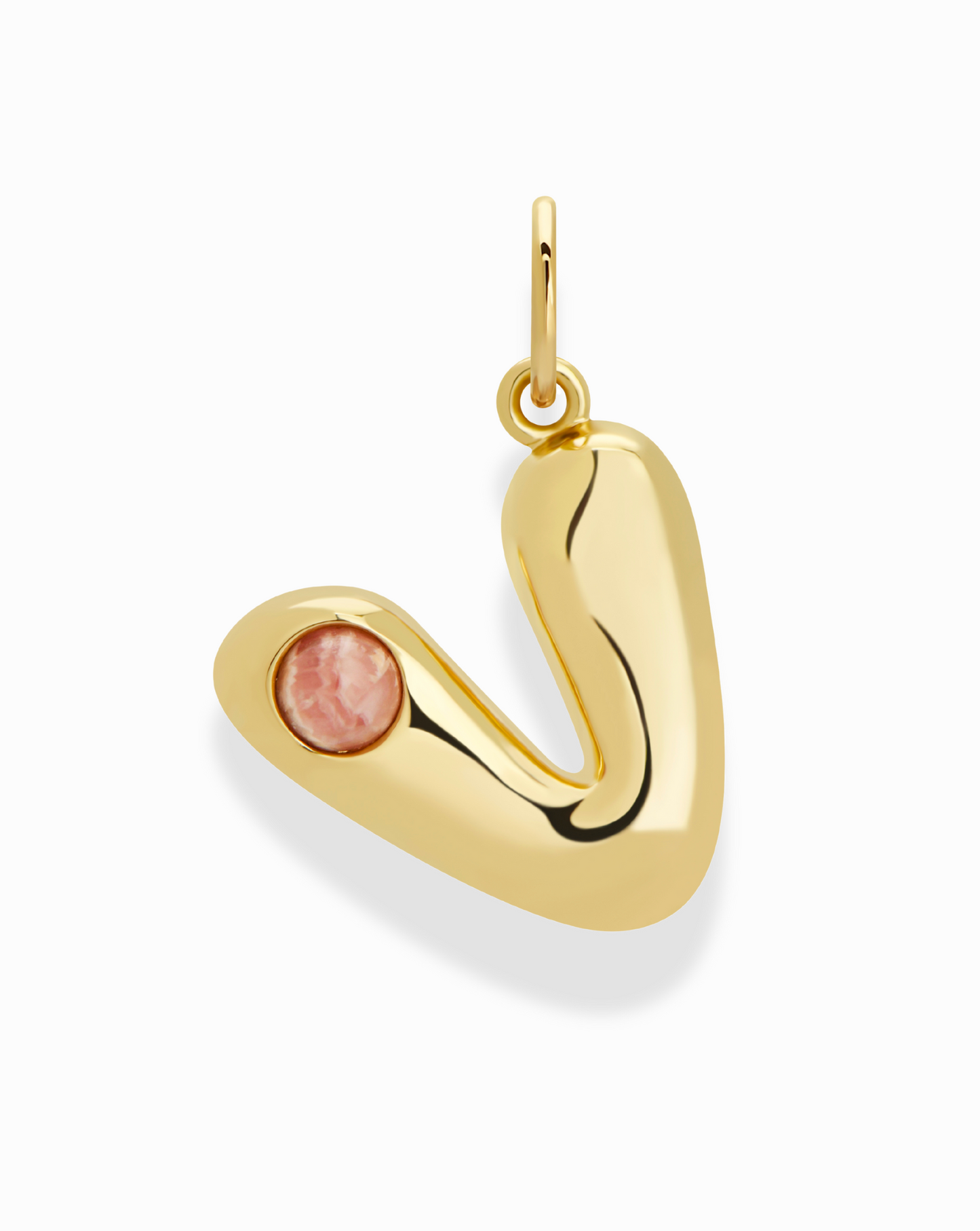 Thea Bubble Letter Charm